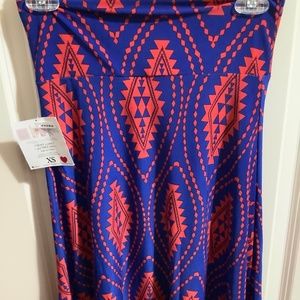 LuLaRoe - XS Azure Skirt